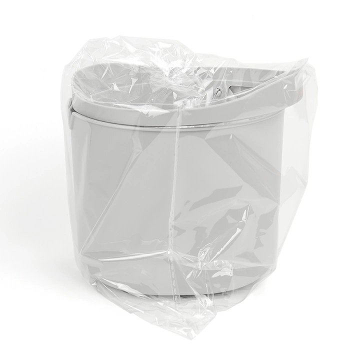 Корзина для мусора настольная светло-серая Darvish