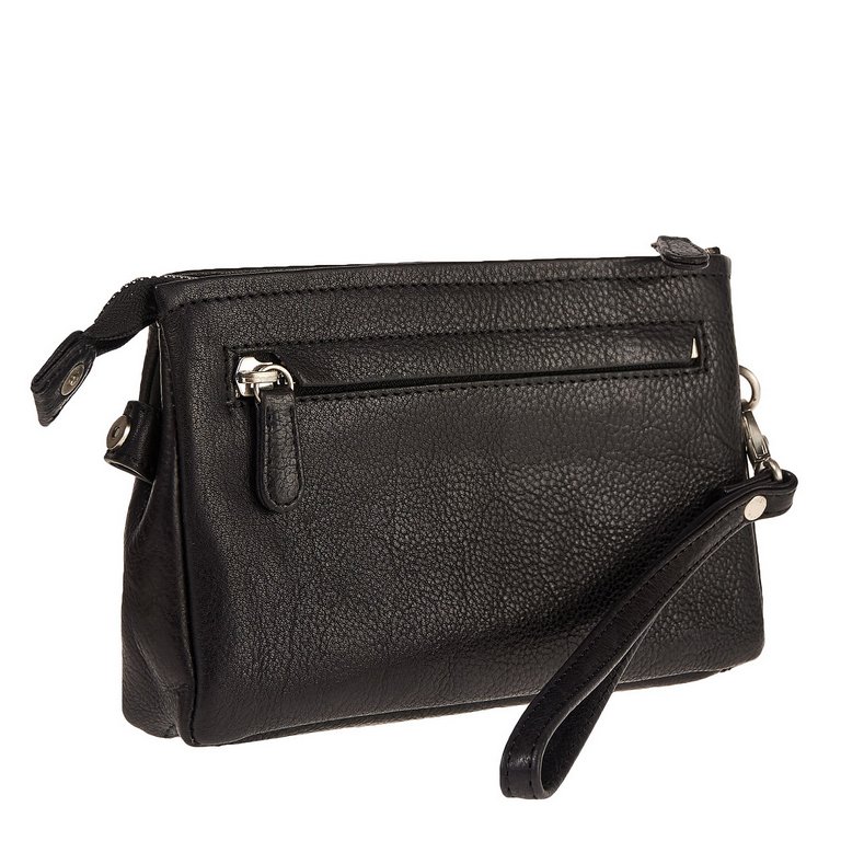 Сумка-органайзер Dr.Koffer 20*13*4см, нат. кожа, черный