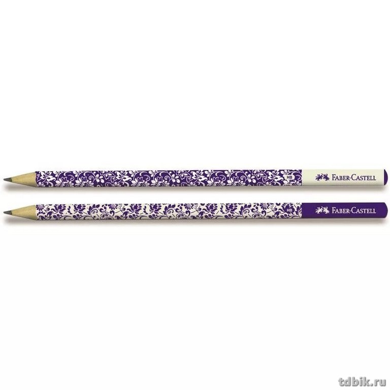 Карандаш ч/г HB с рис. Faber-Castell "Floral"