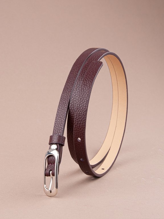 Ремень Alliance нат. кожа,  ширина 15мм, вишня