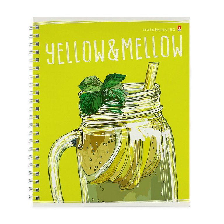 Тетрадь 80 лист кл. А5 на спирали "MY REFRESH" ассорти