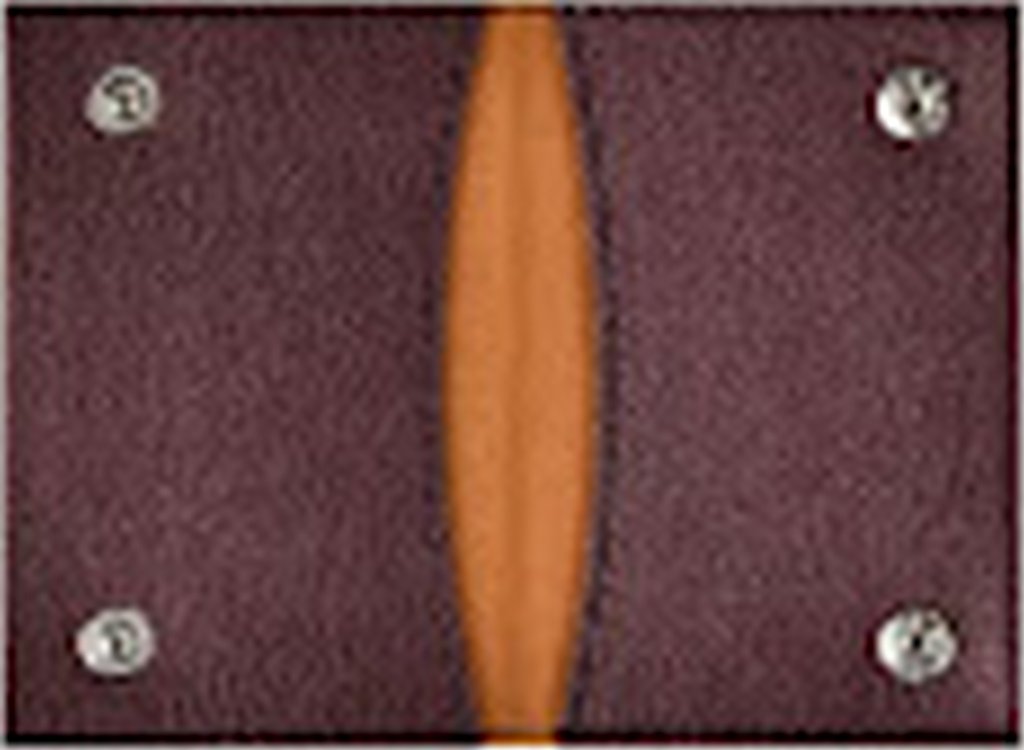 Визитница для дисконтных и в/к "НАППА КОРИЧНЕВЫЙ МЕТАЛЛИК",   70х105 мм 2 отделения,на кнопках, обс