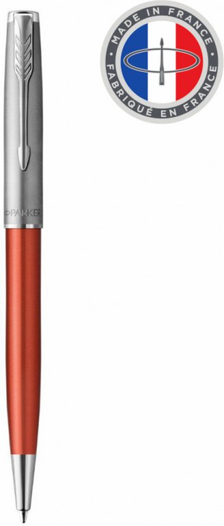 Ручка шариковая Parker Sonnet Essentials LaqOrange СT M (нерж.сталь)