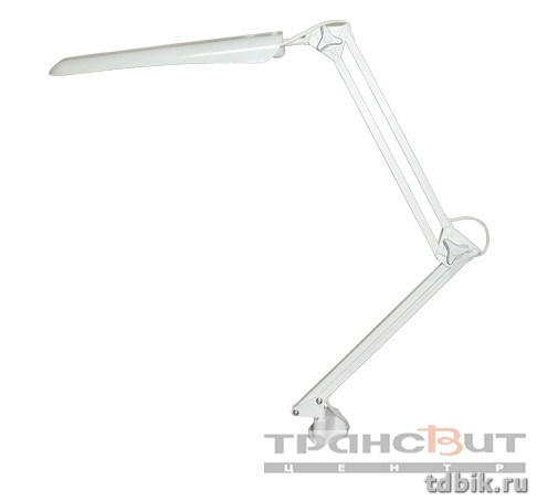 Светильник наст. "Гермес" светодиодный (на струбцине) белый