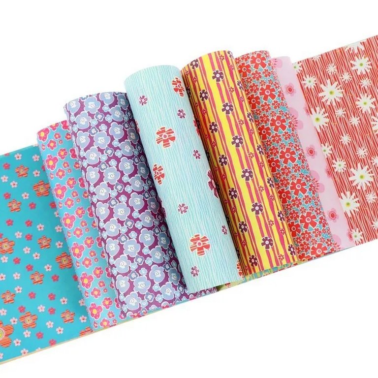 Набор цв. бумаги для декорирования и творчества 29*20см 8 листов "ЦВЕТОЧКИ"