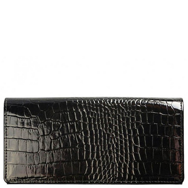 Портмоне Faetano "Геккон" женское, нат. кожа, черный