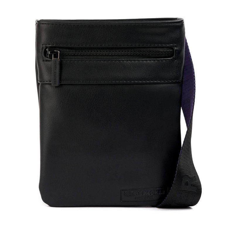Сумка мужская Henry Backer полиэстер, на плечевом ремне, черная