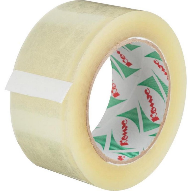 Скотч прозрачный 50 мм *100 м, 50 мкм Комус