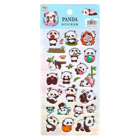 Наклейки  9,5 х 22 см  "Пандочка 1"