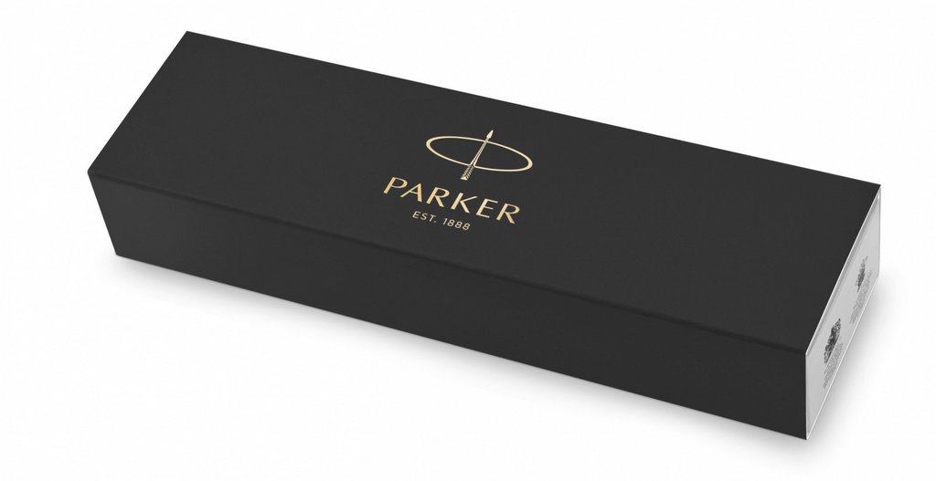 Ручка шариковая Parker Aster Shiny Black GT синяя, 1,0мм