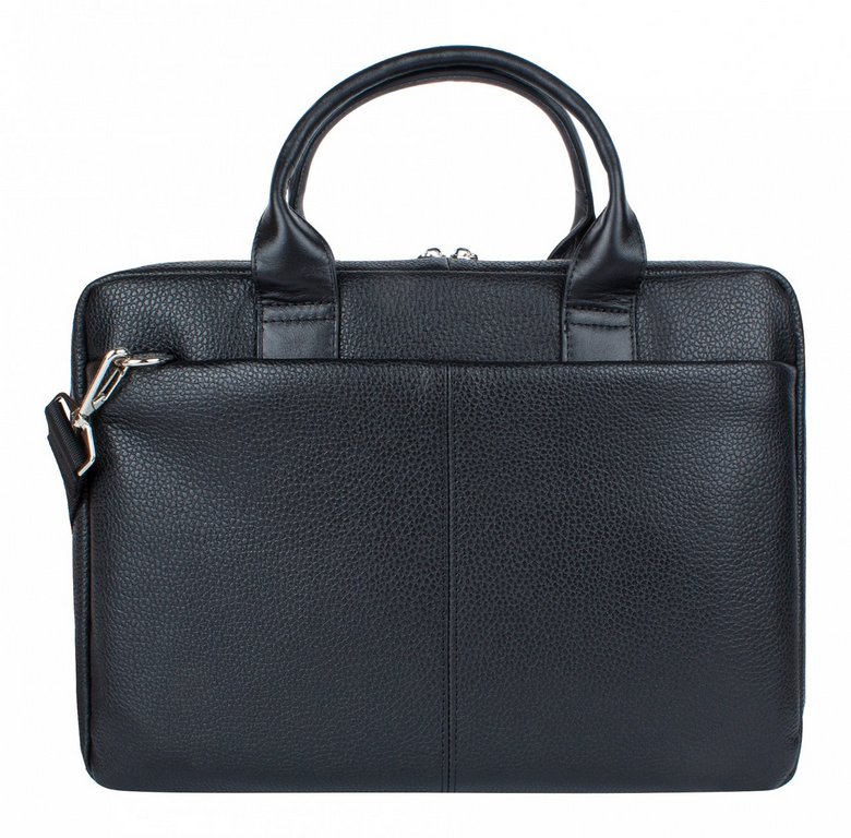 Сумка мужская Baron 39*27*6см натур. кожа, черная