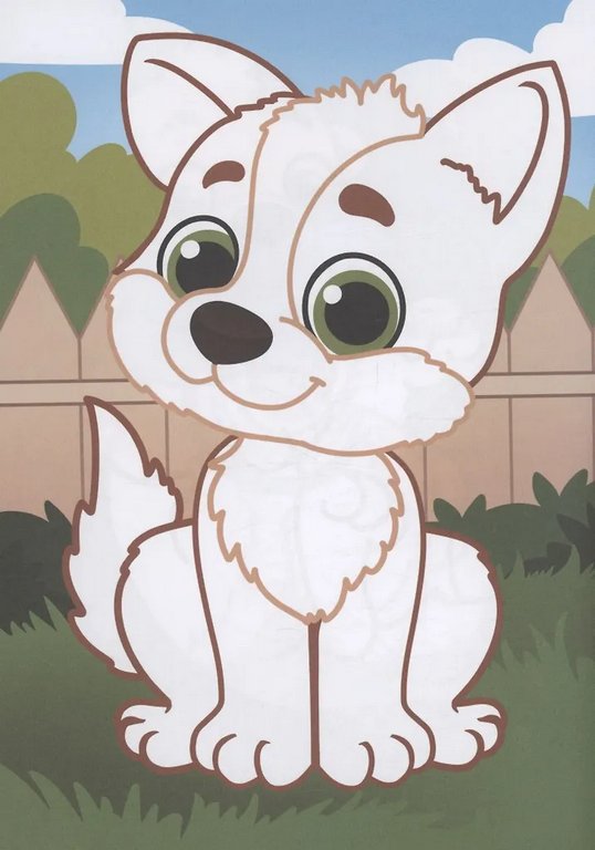 Раскраска А4 "Милые пушистики" 16 стр. ПРОФ-пресс