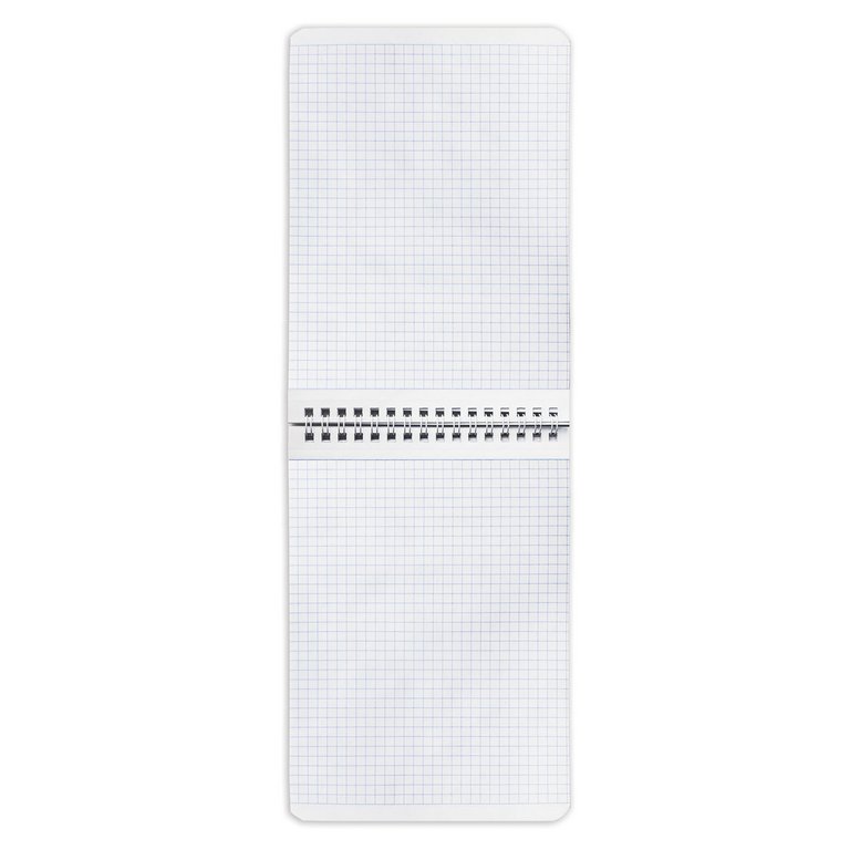 Блокнот А5  60л., 148*210 мм, на гребне BRAUBERG "Синий" клетка