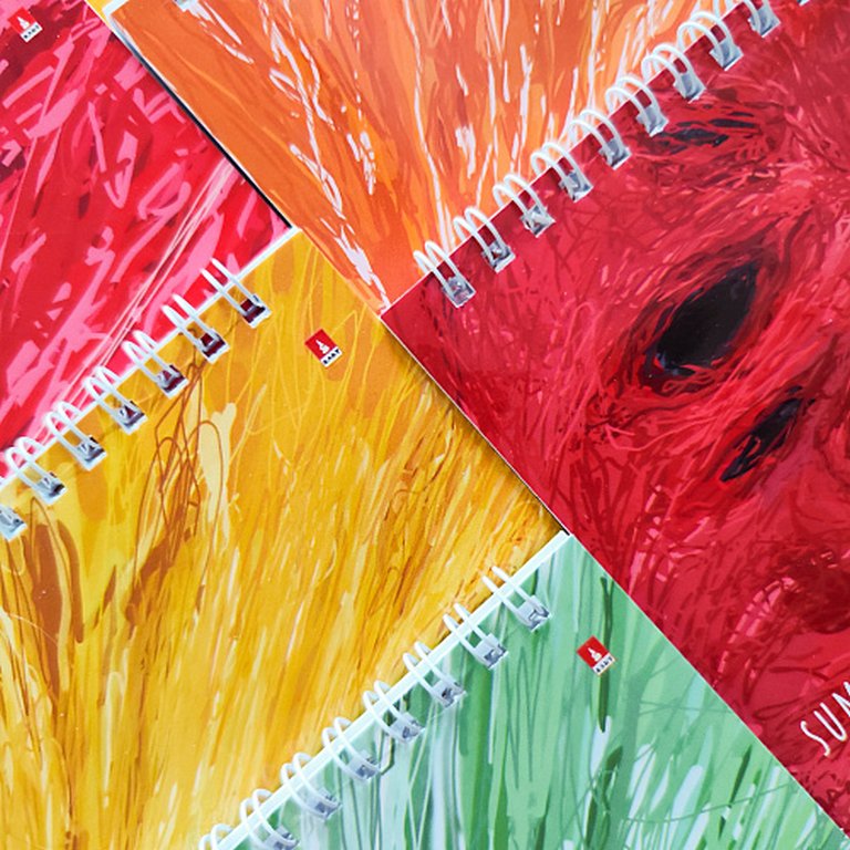 Блокнот А5  40л., 150*210 мм, на гребне Альт "EXOTIC FRUITS" 5 видов