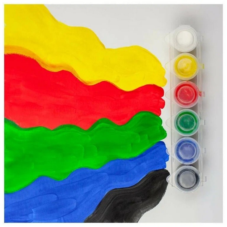 Гуашь  6 цв. по 15 мл ГАММА "Мультики" блок-тара