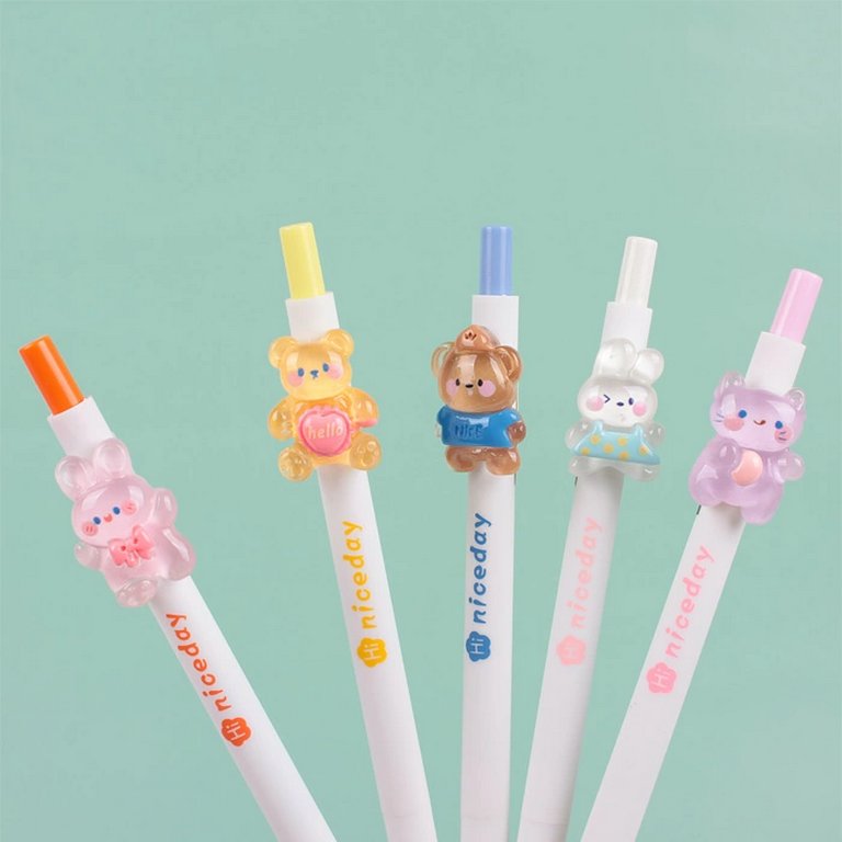 Ручка шариковая сувенирная автомат "Зверята" 0,5 мм, стерж. 116мм