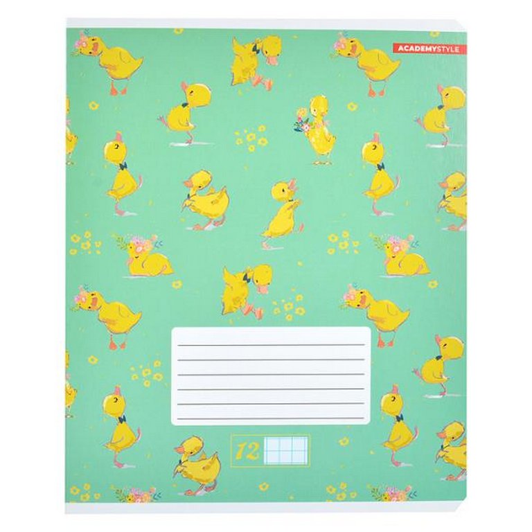 Тетрадь 12 лист кл. А5 "Забавные утята"