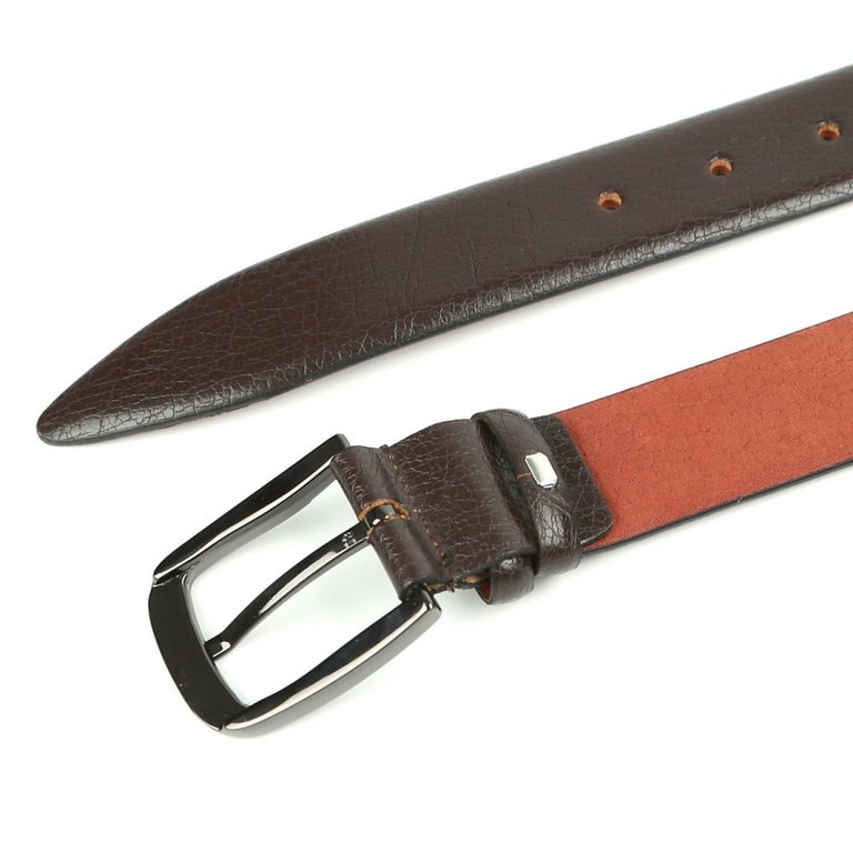 Ремень FABRETTI мужской, натуральная кожа, размер 125, коричневый