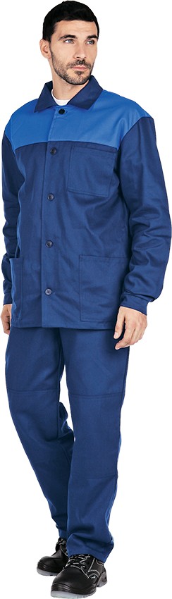 Спецодежда Костюм "Грета-2" р-р 60-62/182-188,цвет т.синий-василек