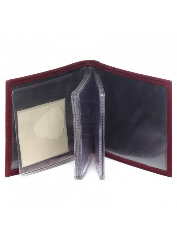 Визитница D.Morelli "Тирамо-2" нат. кожа, фиолетовая