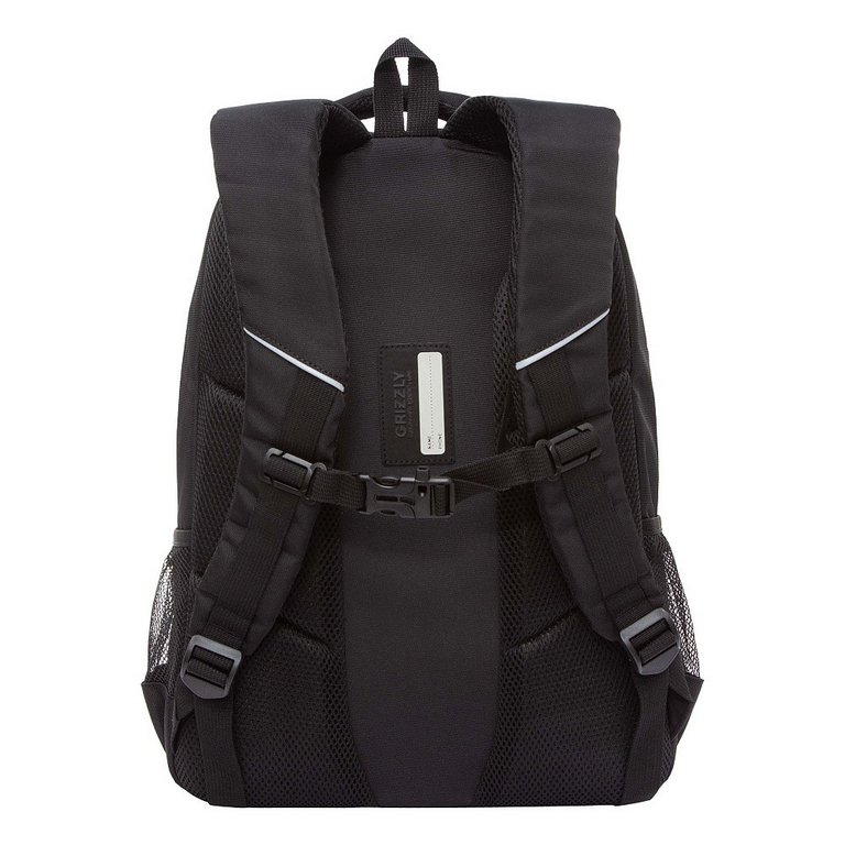 Рюкзак молодежный мужской Grizzly 45*32*23 см., черный