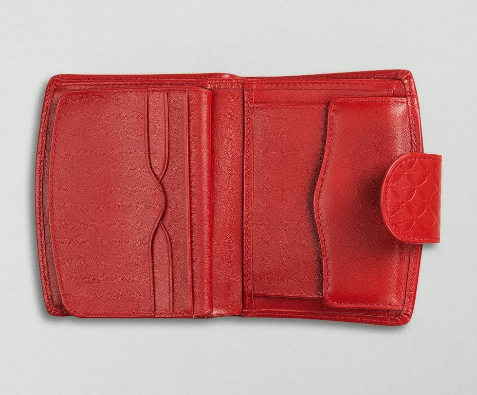 Портмоне D.Morelli женское "Red ts" среднее, нат.кожа