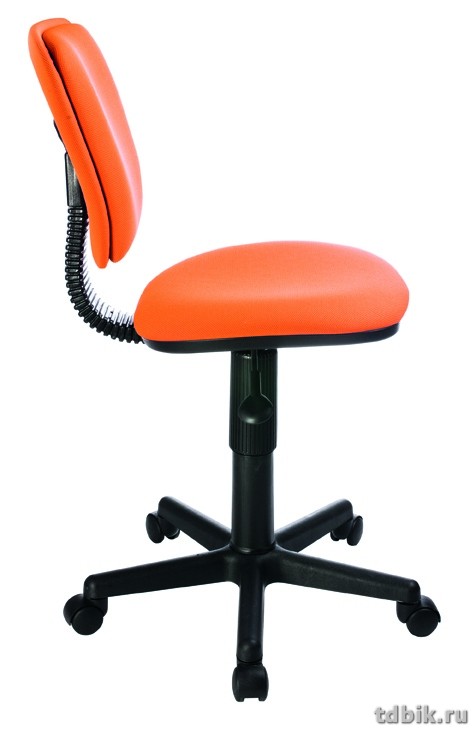 Кресло оператора Бюрократ Ch-204NX/26-291 (ткань, без подлокотников, цв. оранжевый)