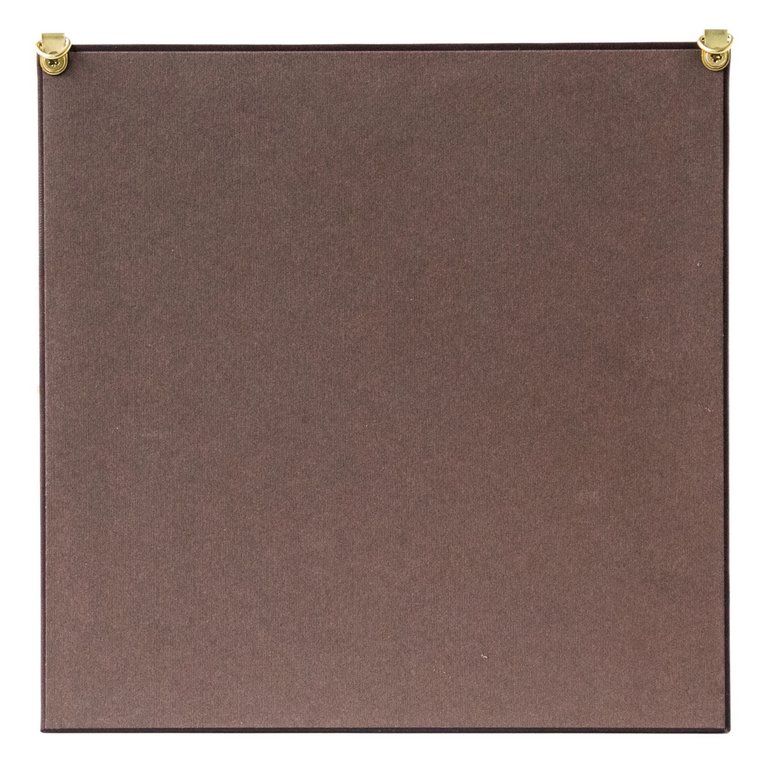 Ключница настенная "Макей" 240*246 мм, натуральная кожа "Версаль" коричневый