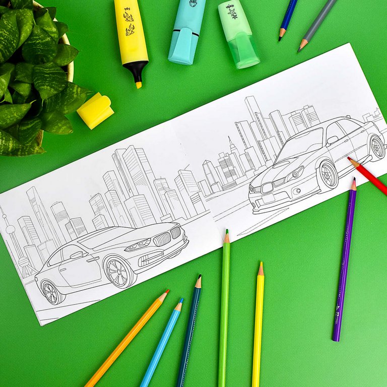 Раскраска А5 "Гоночные машины" 8л Феникс+