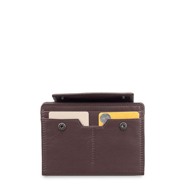 Портмоне Dr.Koffer 14*10,5 см нат. кожа, коричневый