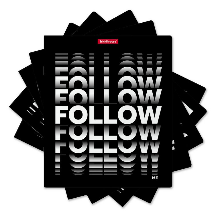 Тетрадь 96 лист кл. А5 на скрепке " Follow Me"