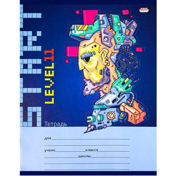 Тетрадь 24 лист кл. А5  Prof-Press "КИБЕРГЕРОИ" мелов. обл.