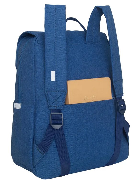 Рюкзак молодежный женский Grizzly 34*24*12 см синий