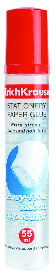 Клей силикатный с аппликатором силиконовым 55мл Erich Krause