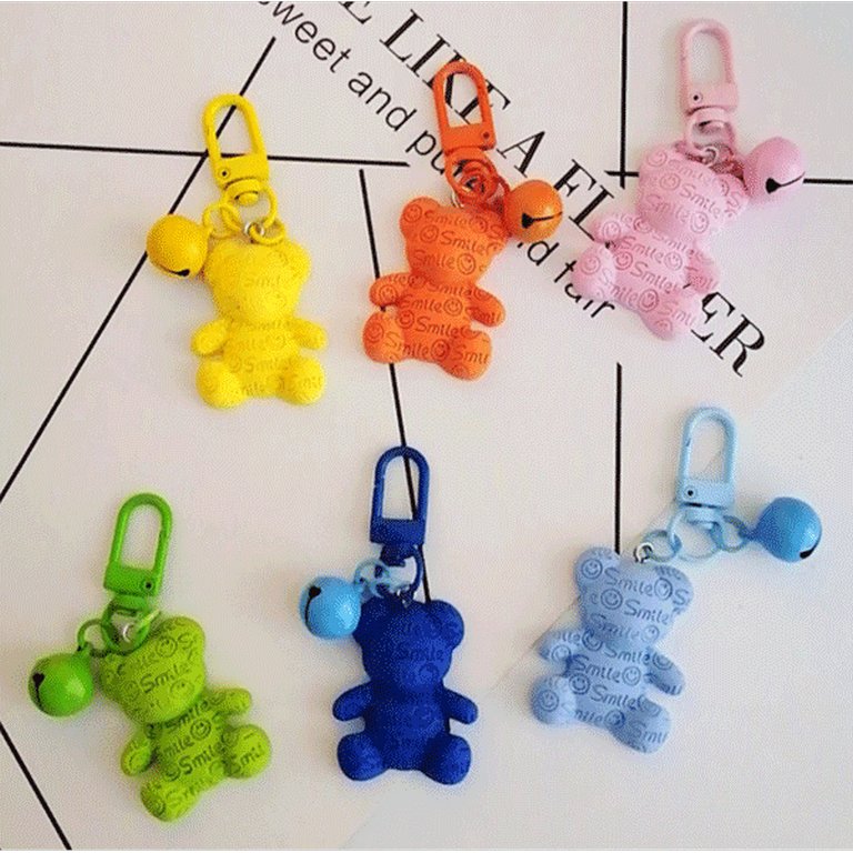 Брелок "Teddy Bears" 8х3,5х10cм (каучук) ассорти deVENTE