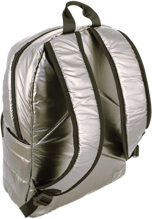 Рюкзак молодежный женский Seventeen 40*28*14 см. Бронзовый металлик