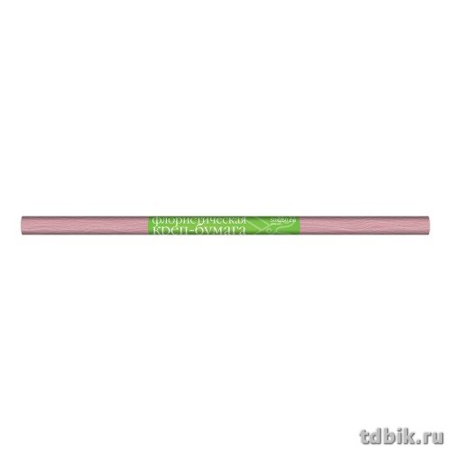 Бумага креповая флористическая 50*250 розовая неон, 180г, Альт