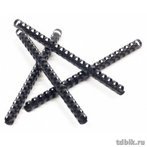 Гребенки пласт. d = 12 mm (черн) 100 шт/уп (100 листов)