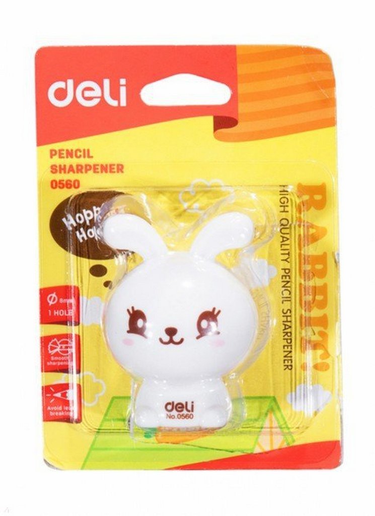 Точилка с контейнером Deli "Rabbit"