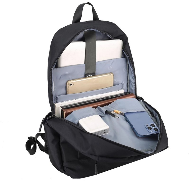 Рюкзак для ноутбука "Lamark" 15.6" (420х290х55 мм) цв. черный