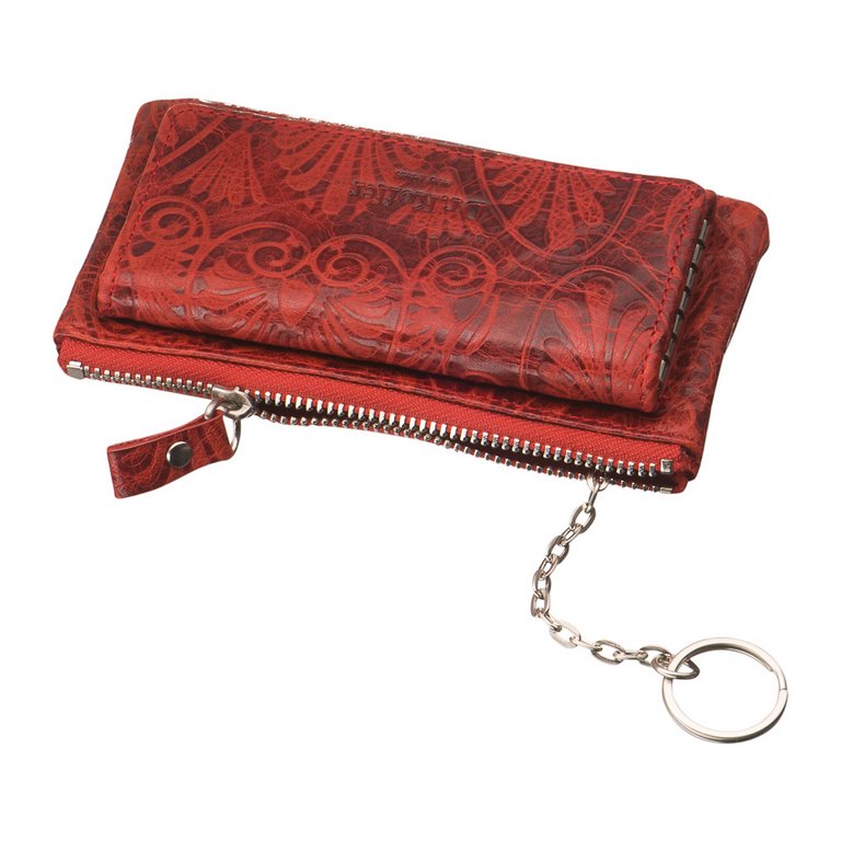 Футляр для ключей Dr.Koffer 13,5*8см красный