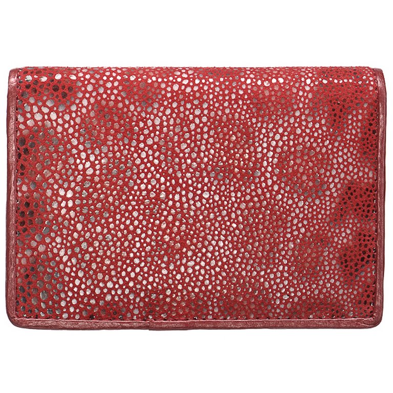 Визитница Dr.Koffer 10,5*7см, цвет красный