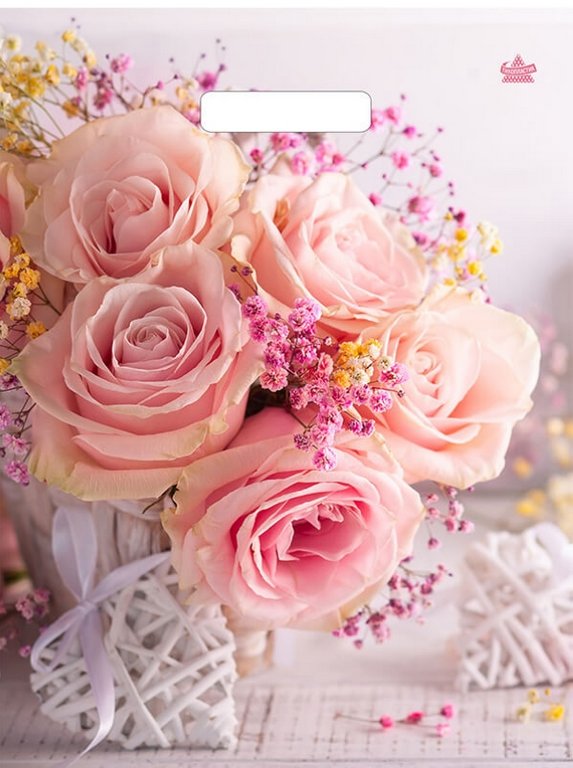 Пакет пробивной 31*40см (60 мкм) "Пудровая нежность"