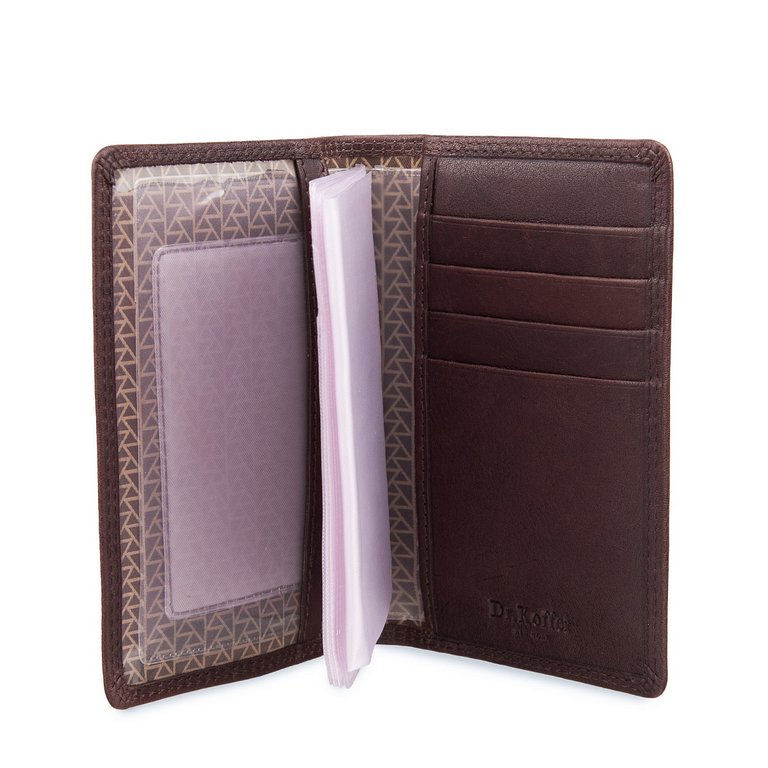Обложка для автодокументов Dr.Koffer нат. кожа, коричневый