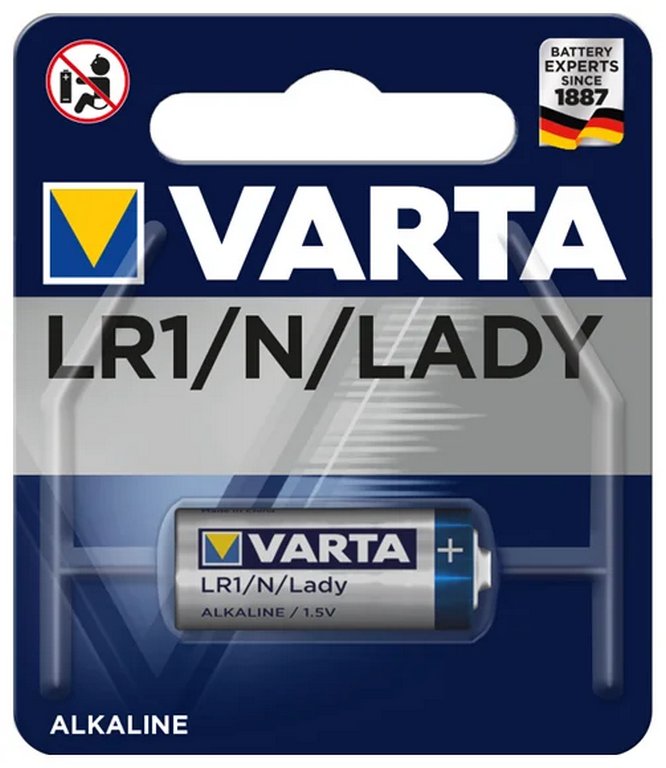 Батарейка щелочная LR-01 Varta Professionall Electronics