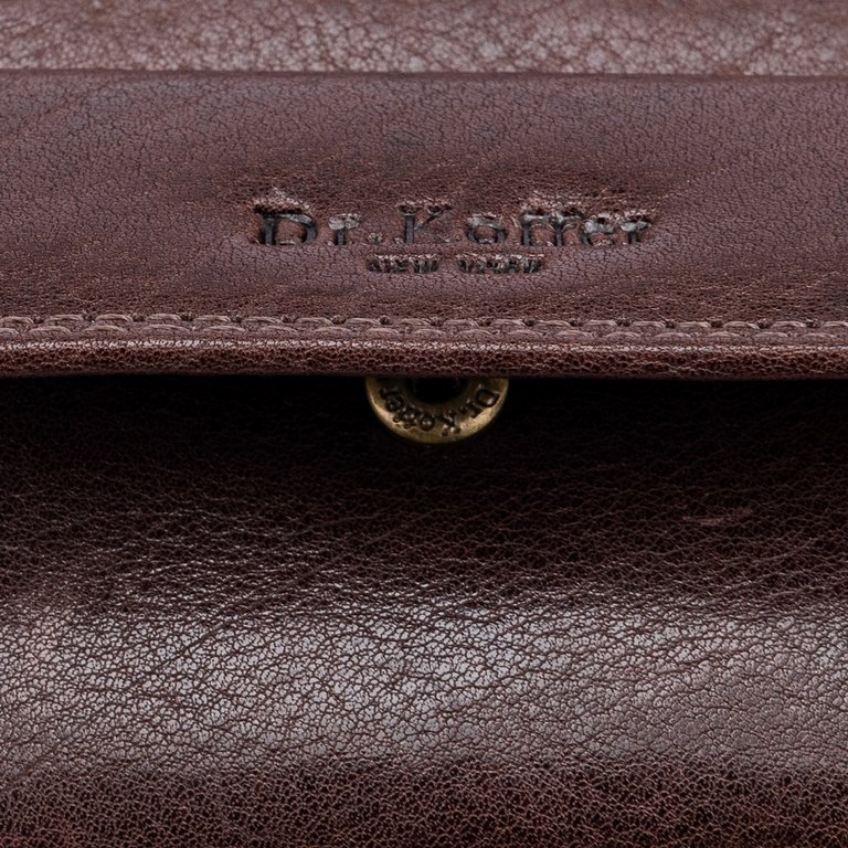 Футляр для ключей Dr.Koffer 7,5*13,5 см, темно-коричневый