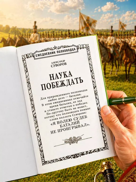 Ежедневник недатированный "Наука побеждать" Бюро Находок