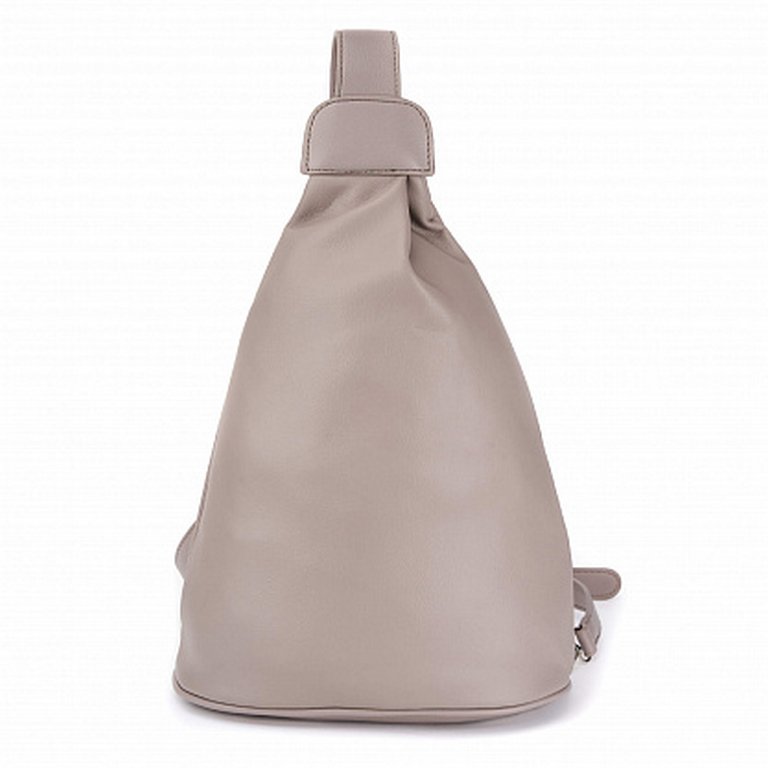 Рюкзак женский Jane's Story 25х30х16см, экокожа, серый