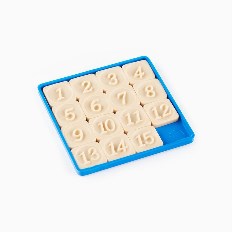 Игра настольная Пятнашки (синие)