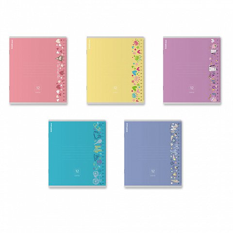 Тетрадь 12 лист кл. А5  "Ruler Magic" MIX ErichKrause